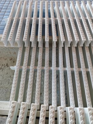 Rejilla de piscina blanca 245mm