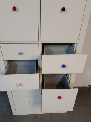 Estantería Ikea Cajones Multicolor