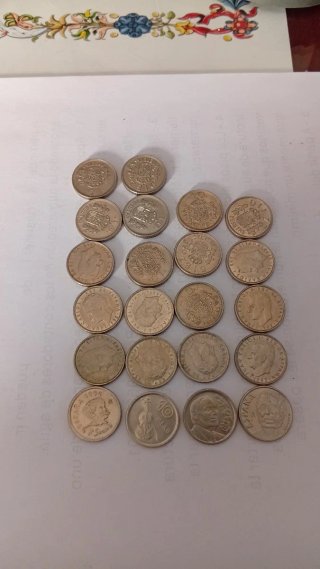 Lote de monedas antiguas
