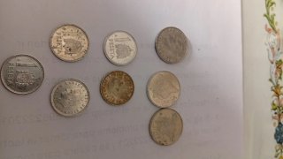 Lote de monedas antiguas