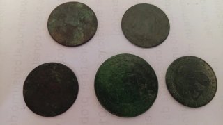 Lote de monedas antiguas