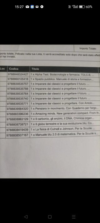Libri di testo per liceo scientifico Copernico Udi