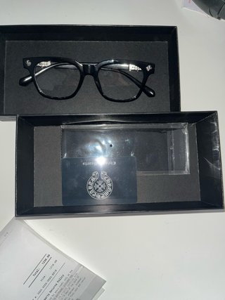 Gafas Chrome Hearts Negras graduables