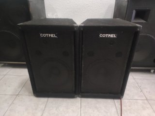 Altavoces Cotpel 12/1 250/500W forro moqueta asas
