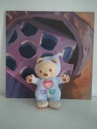 Oso de peluche musical para bebé