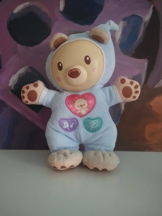 Oso de peluche musical para bebé