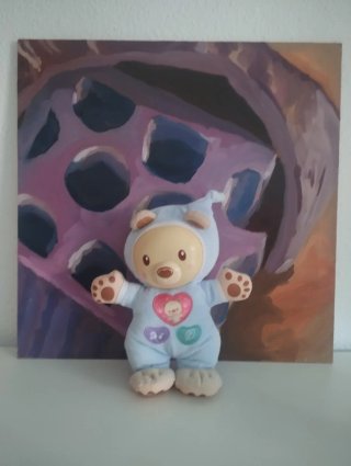 Oso de peluche musical para bebé