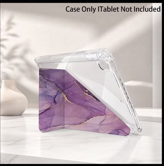 Funda para Tablet diseño mármol con portalápiz