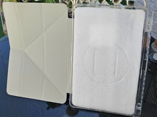 Funda para Tablet diseño mármol con portalápiz