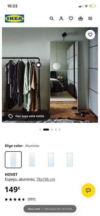 Espejo IKEA