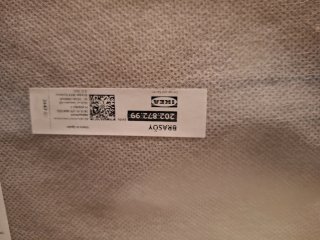 Base Cama Ikea 90x190 Tela blanca