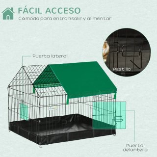 Jaula para Animales Pequeños 90x75x75 cm
