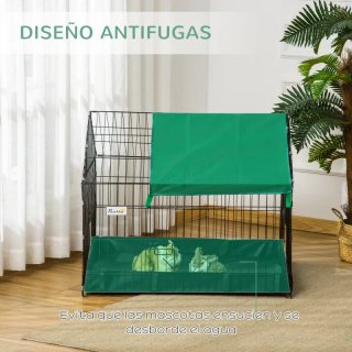 Jaula para Animales Pequeños 90x75x75 cm