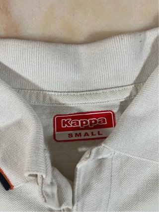 Polo Deportivo Kappa Blanco Sportwear Casual