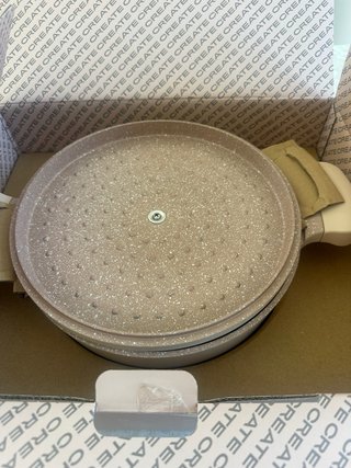 Olla CREATE aluminio fundido beige