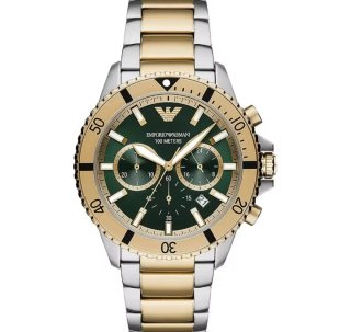 Reloj Emporio Armani Verde y Dorado