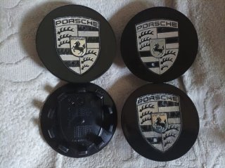 4 tapabujes Porsche N-P 76mm centro rueda llanta