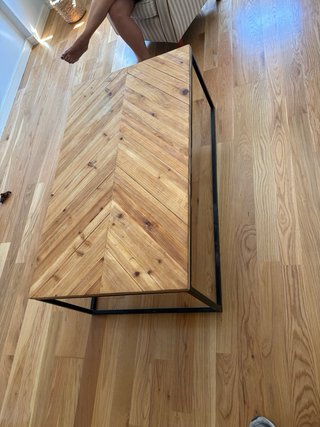 Tavolo da centro in legno e metallo Maison du Monde