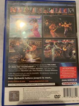 Tekken 4 PS2 con DVD extra fr