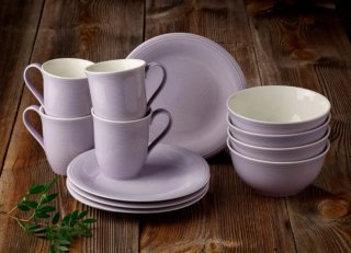 Color Loop Lila o Rose Desayuno 12pz Villeroy&Boch