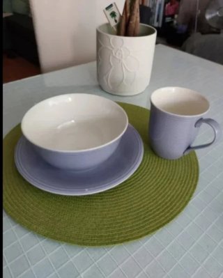 Color Loop Lila o Rose Desayuno 12pz Villeroy&Boch