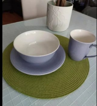 Color Loop Lila o Rose Desayuno 12pz Villeroy&Boch