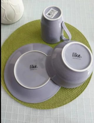 Color Loop Lila o Rose Desayuno 12pz Villeroy&Boch