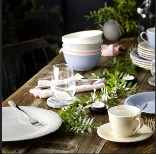 Color Loop Lila o Rose Desayuno 12pz Villeroy&Boch
