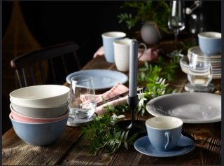 Color Loop Lila o Rose Desayuno 12pz Villeroy&Boch