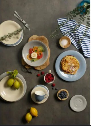 Color Loop Lila o Rose Desayuno 12pz Villeroy&Boch