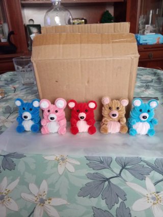 Ositos de limpiapipas (5 unidades)