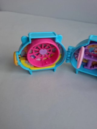 Polly Pocket Mini Cofre Erizo Azul