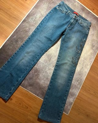 Jeans vintage liu jo con borchie stile anni 2000