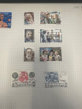 Lote Sellos España 1979 a 1987