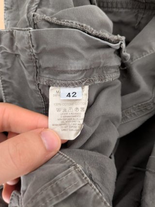 Pantaloni Dondup Cargo Capri Taglia 42