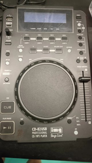 Reproductor DJ IMG Stage Line CD-82USB Profesional