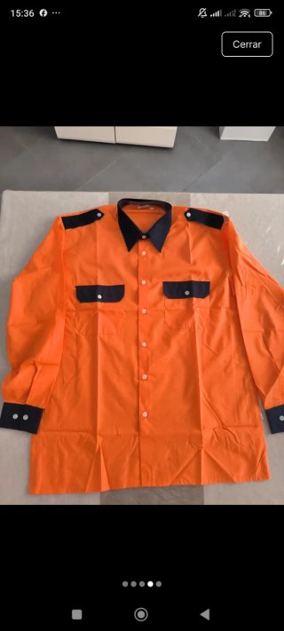 Camisa de trabajo WORKING naranja