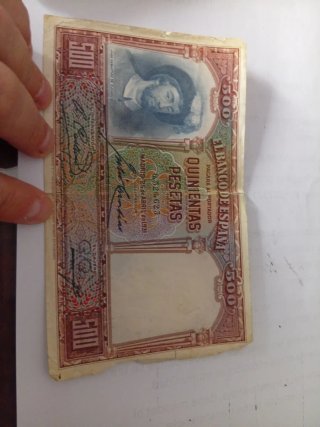 Billete 500 pesetas Banco de España 1931