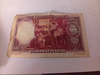 Billete 500 pesetas Banco de España 1931