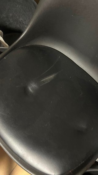 Sillas Nórdicas Negro Asiento Piel