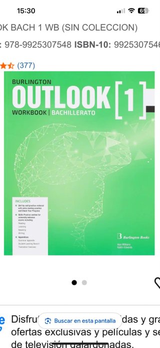Libro de inglés workbook 1º bachiller