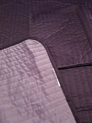 Edredón reversible IKEA morado
