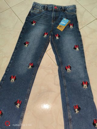 Jeans bambina Mickey Mouse 9/10 anni