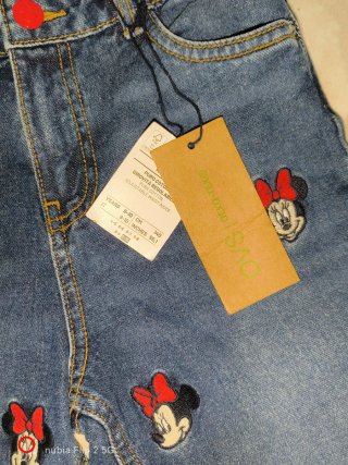 Jeans bambina Mickey Mouse 9/10 anni