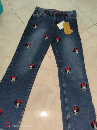 Jeans bambina Mickey Mouse 9/10 anni
