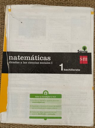 Matemáticas aplicadas a las ciencias sociales I...