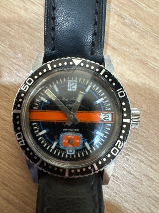 Reloj thermidor antibloc diver Negro y Naranja