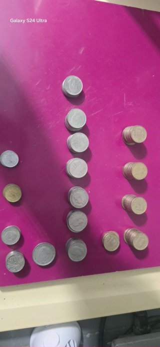 Lote Monedas Pesetas 100, 50, 25 y 5 Pesetas