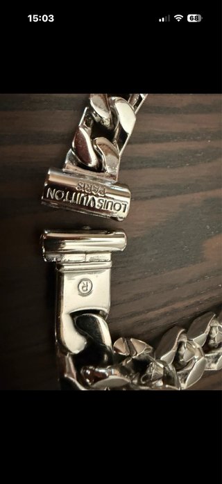 Collar Louis Vuitton Plata