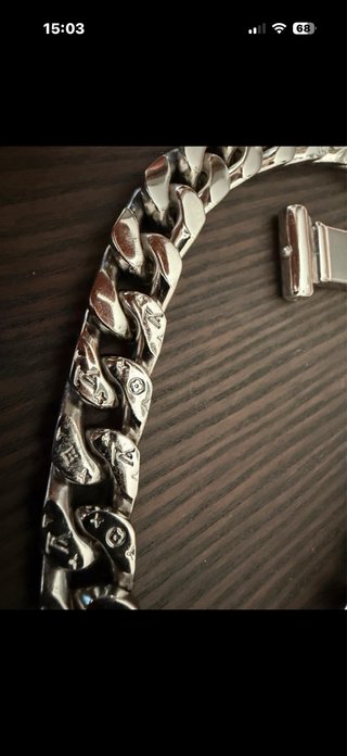 Collar Louis Vuitton Plata